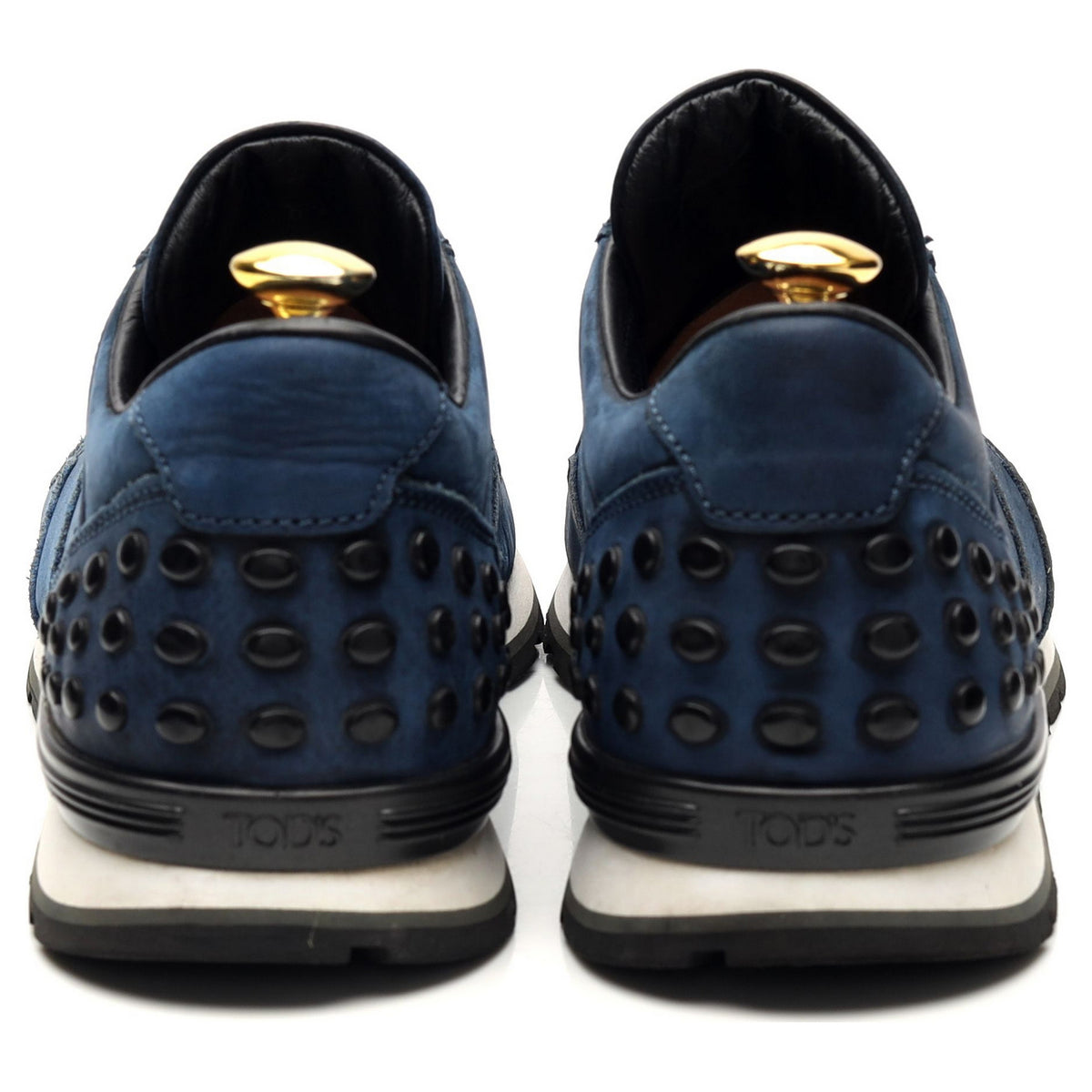 Navy Blue Nubuck Sneaker UK 8.5