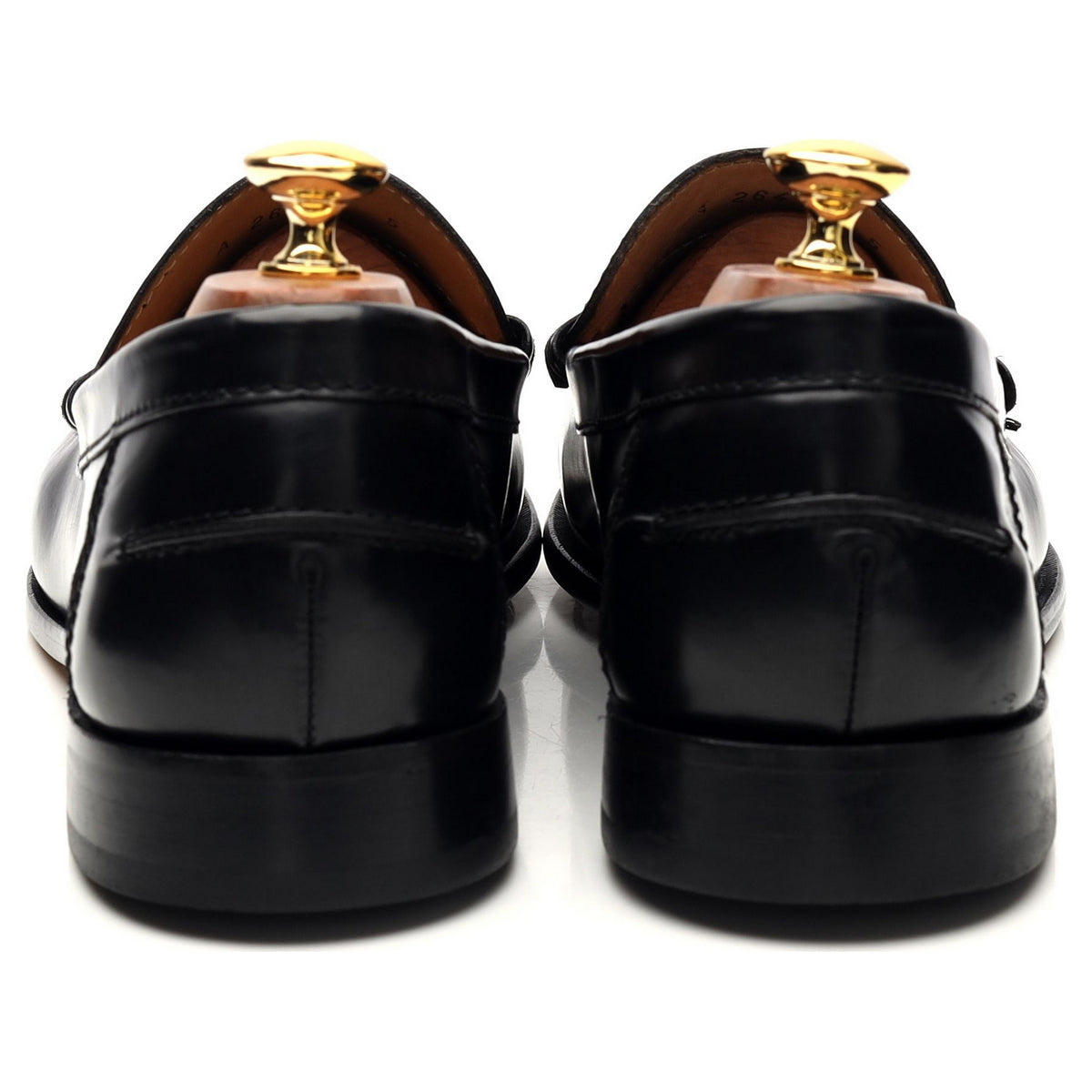 &#39;Newington&#39; Black Leather Loafers UK 9 F