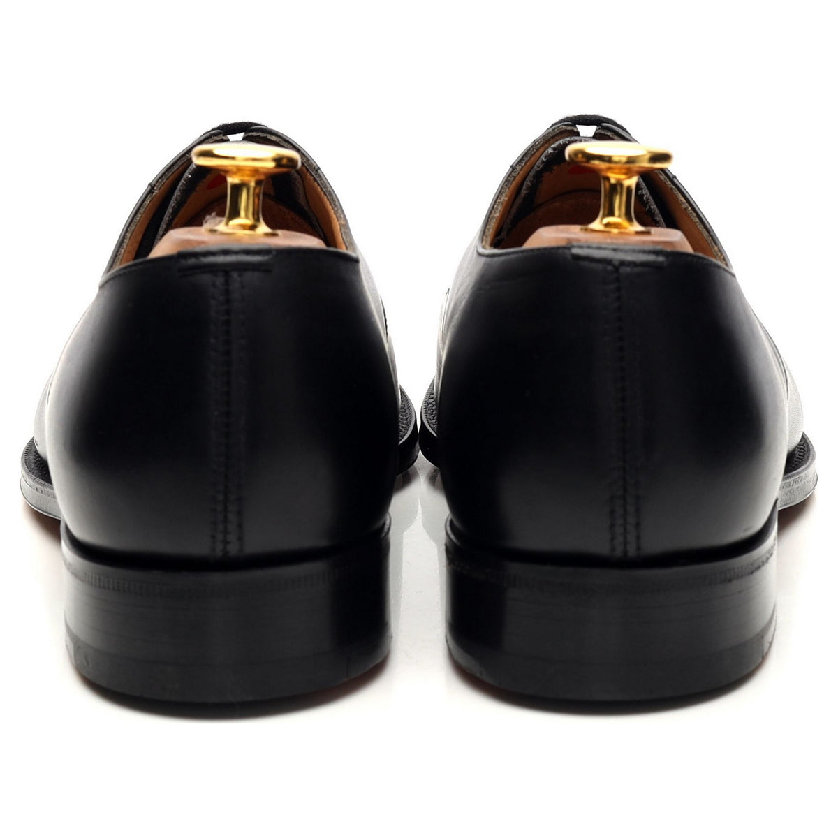 &#39;Consul&#39; Black Leather Oxford UK 6 F