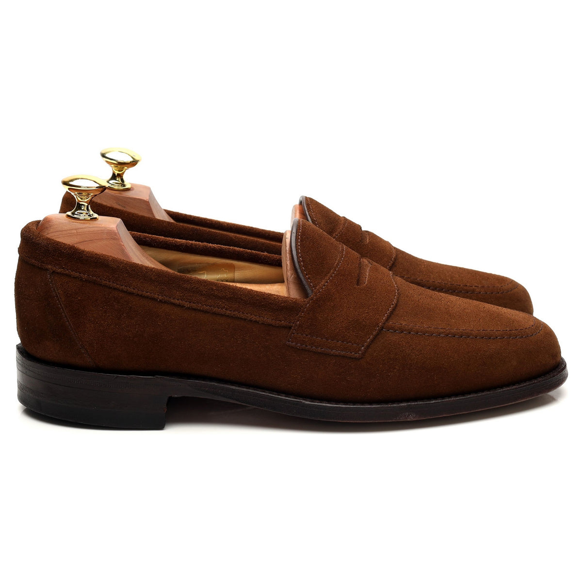 &#39;Eton&#39; Brown Suede Loafer UK 8 F