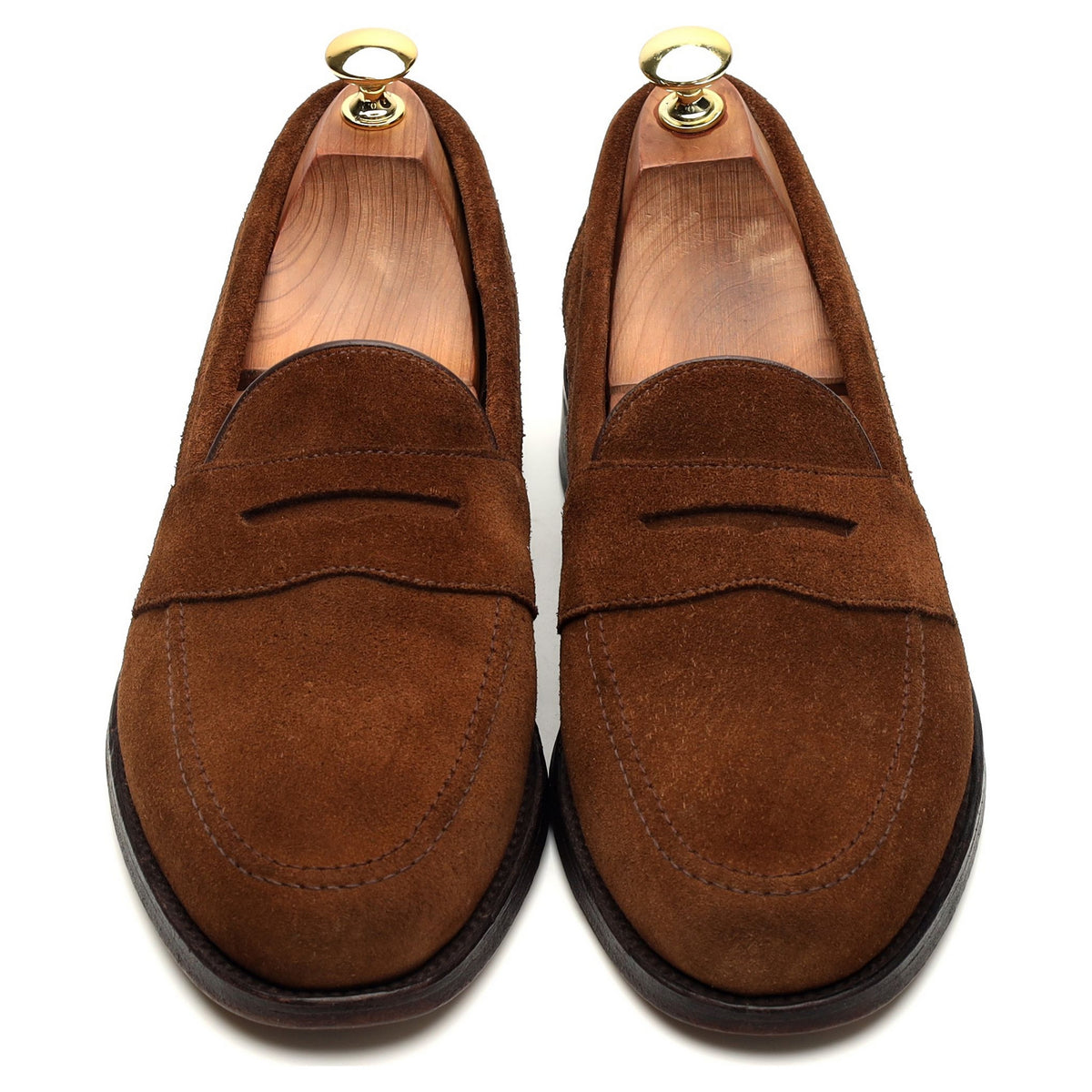 &#39;Eton&#39; Brown Suede Loafer UK 8 F