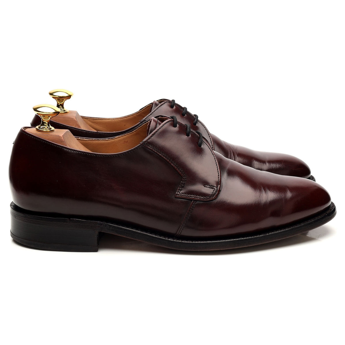 &#39;866087&#39; Burgundy Leather Derby UK 6.5 G