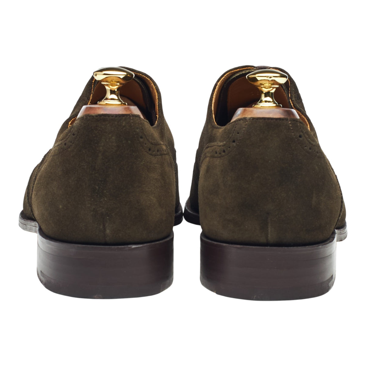 Dark Green Suede Oxford Brogues UK 11 G