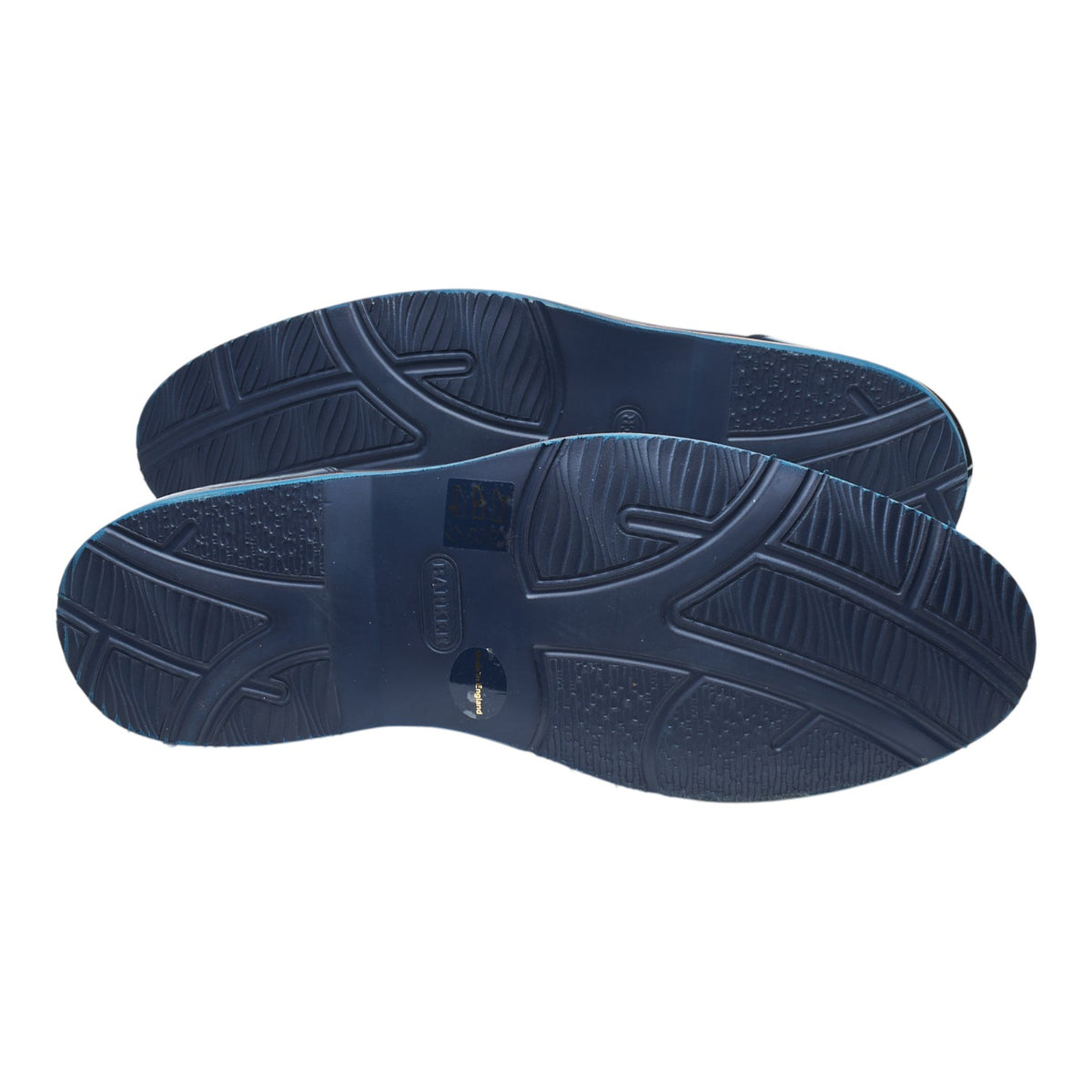 'Jimmy' Navy Blue Leather Sneakers UK 11 G