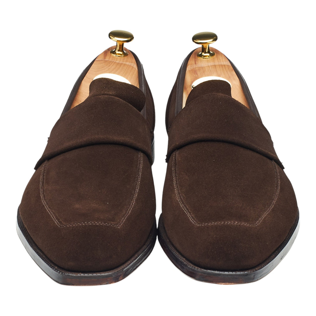 Richard James 'Walton 2' Dark Brown Suede Loafers UK 10.5 E