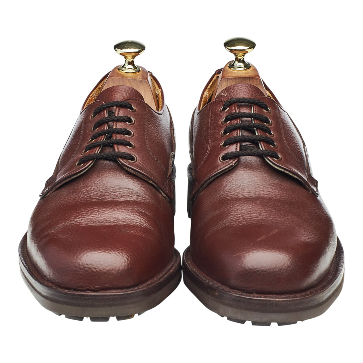 'Tenby' Brown Leather Veldtschoen Derby UK 7.5 F