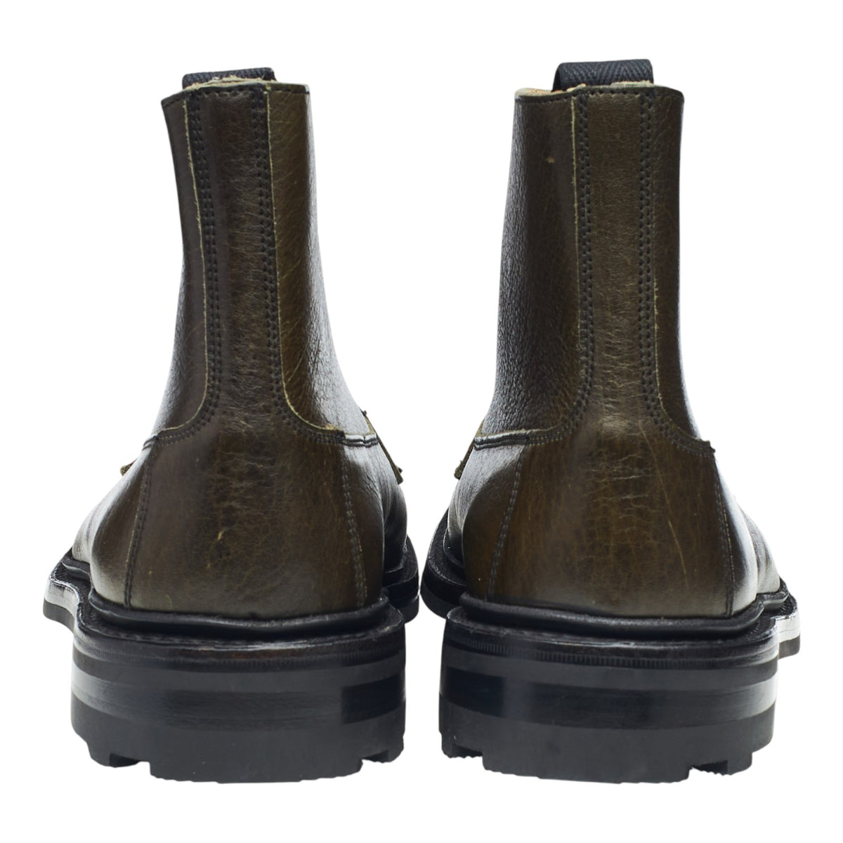 'Grassmere' Dark Green Kudu Leather Boots UK 6.5