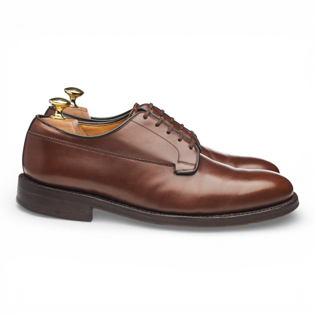 Brown Leather Derby UK 7 F