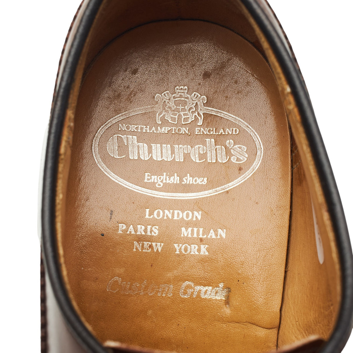 Brown Leather Derby UK 7 F