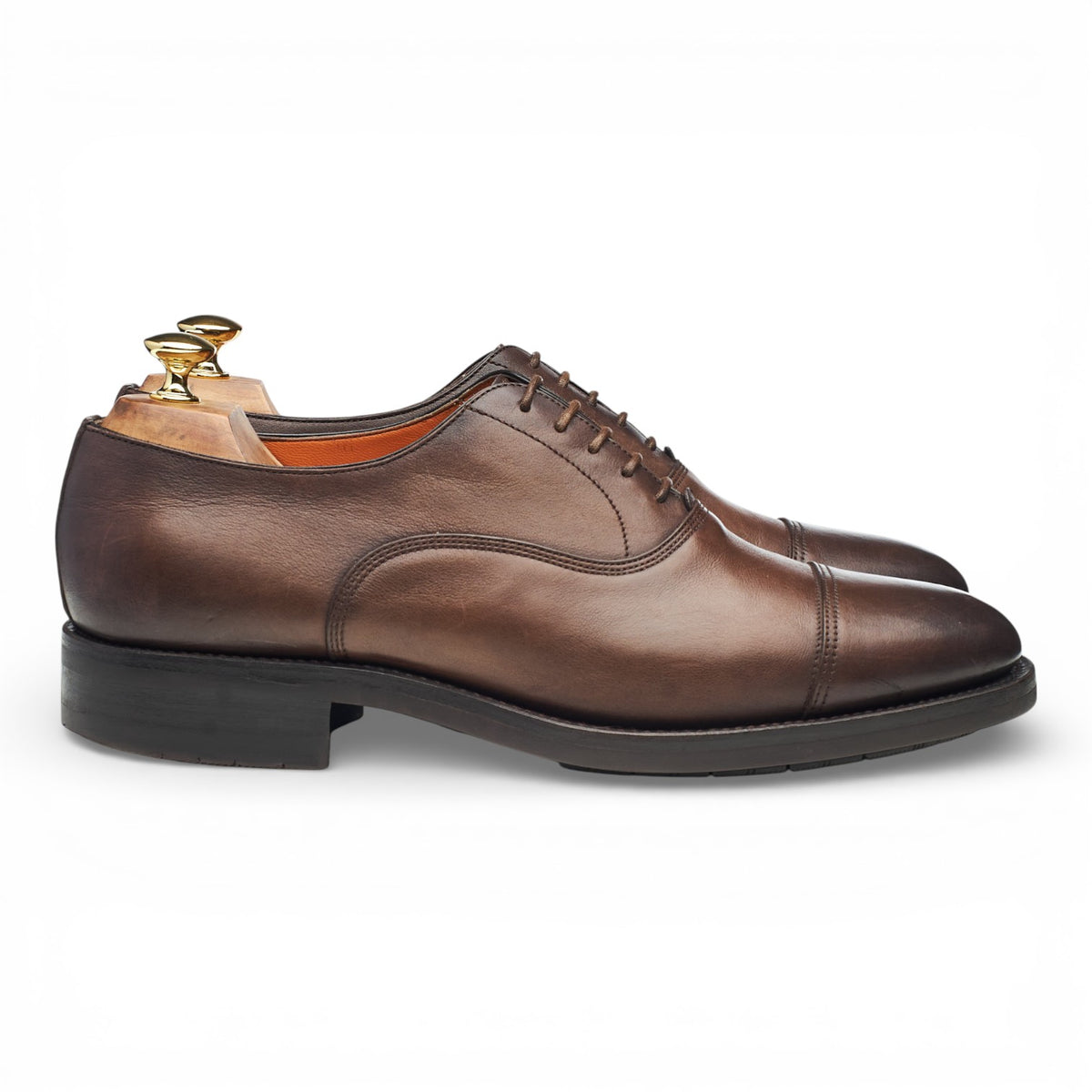 Dark Brown Leather Oxford UK 9.5 F