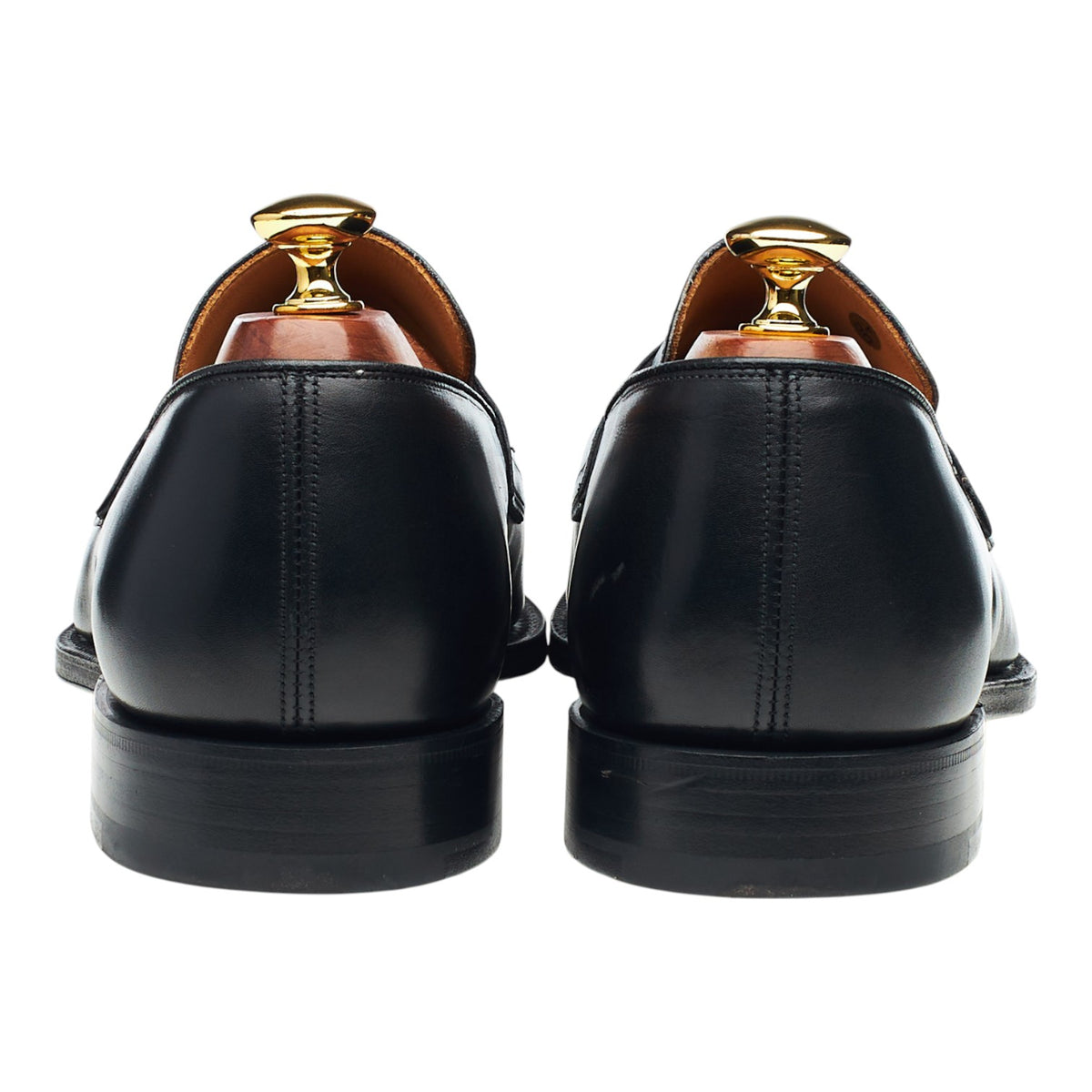 'Hertford 2' Black Leather Loafers UK 9 F