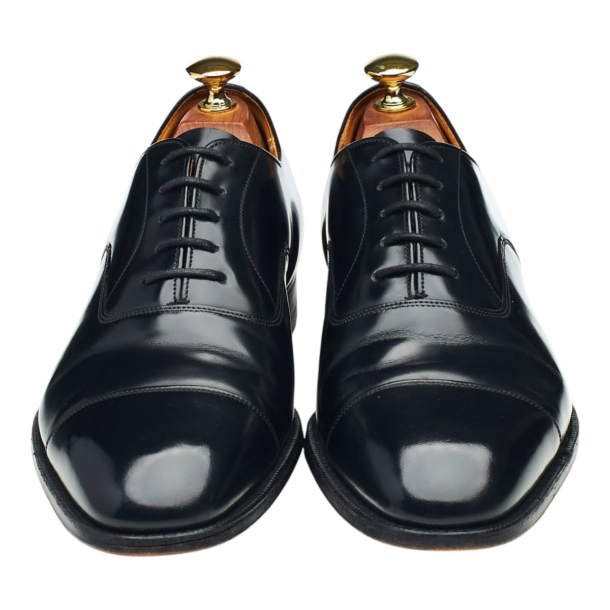 Gordon Scott 'Morgan' Black Leather Oxford UK 8 F