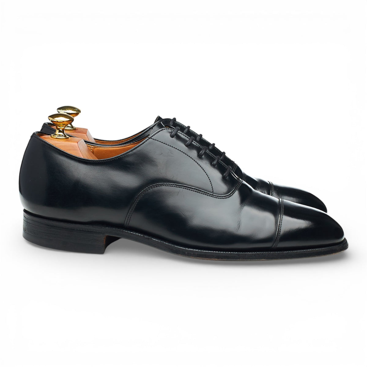 Gordon Scott 'Morgan' Black Leather Oxford UK 8 F