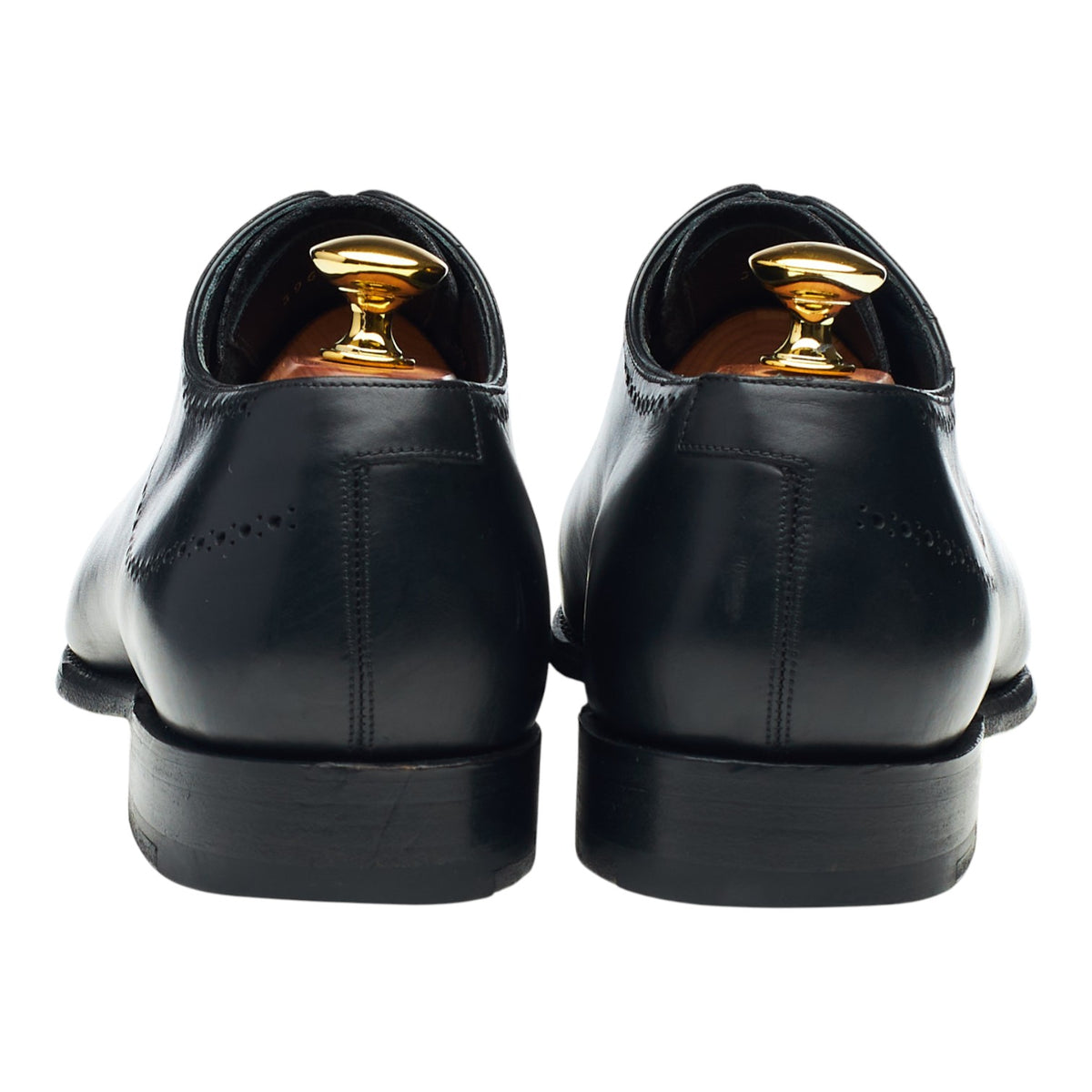 'Plymouth' Black Leather Oxford UK 6.5 FX