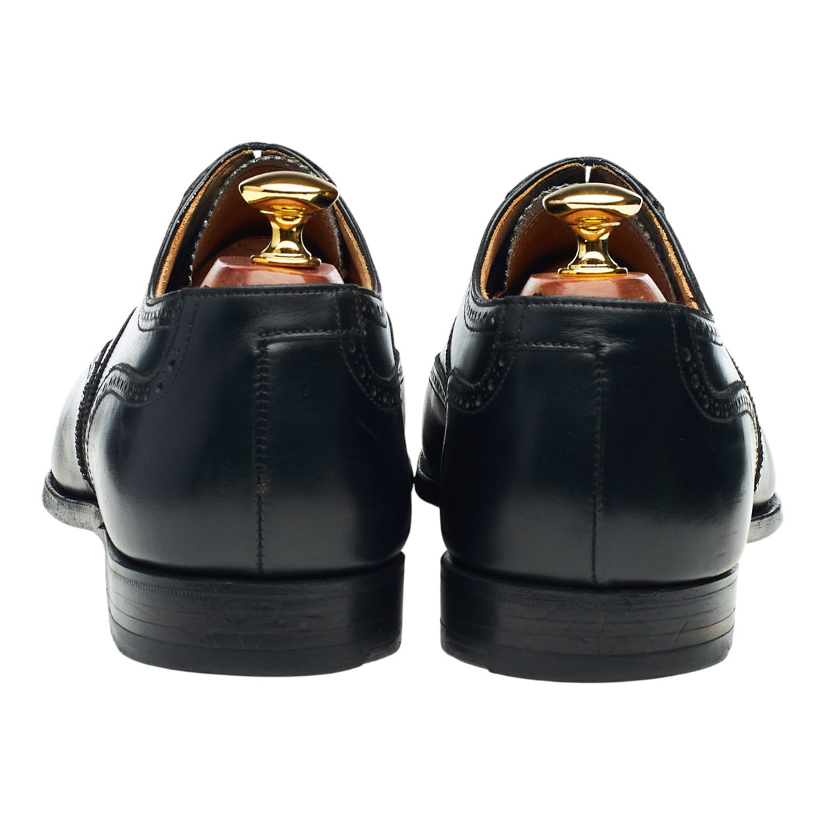 'Wigmore' Black Leather Oxford Brogues UK 9.5 E