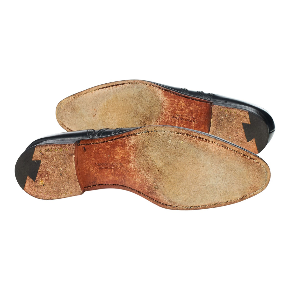 'Wigmore' Black Leather Oxford Brogues UK 9.5 E