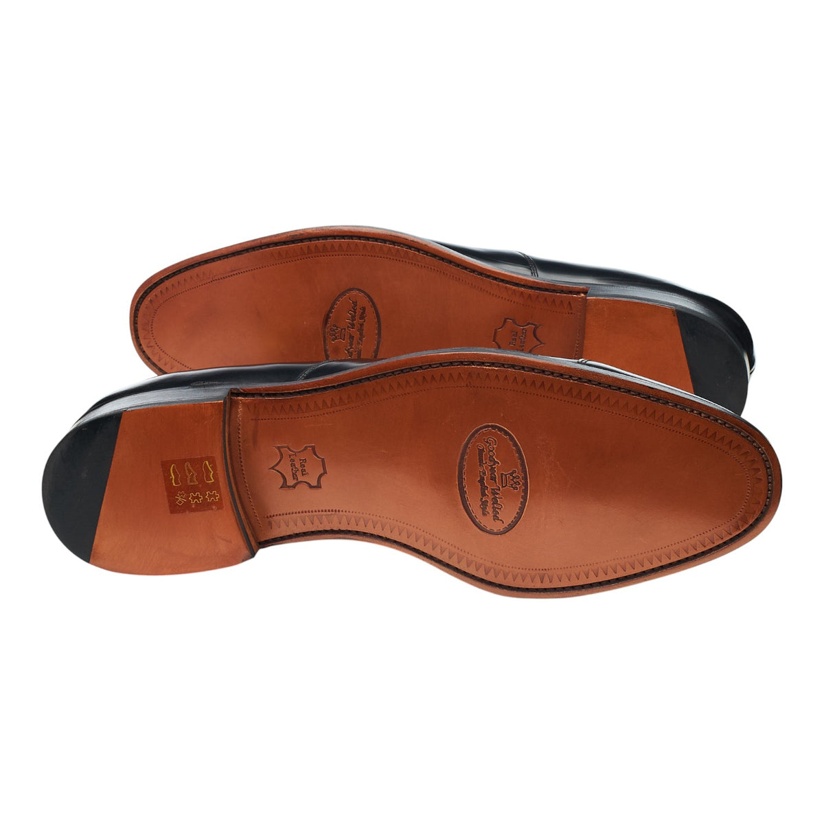 'Arnold' Black Leather Oxford UK 11 G