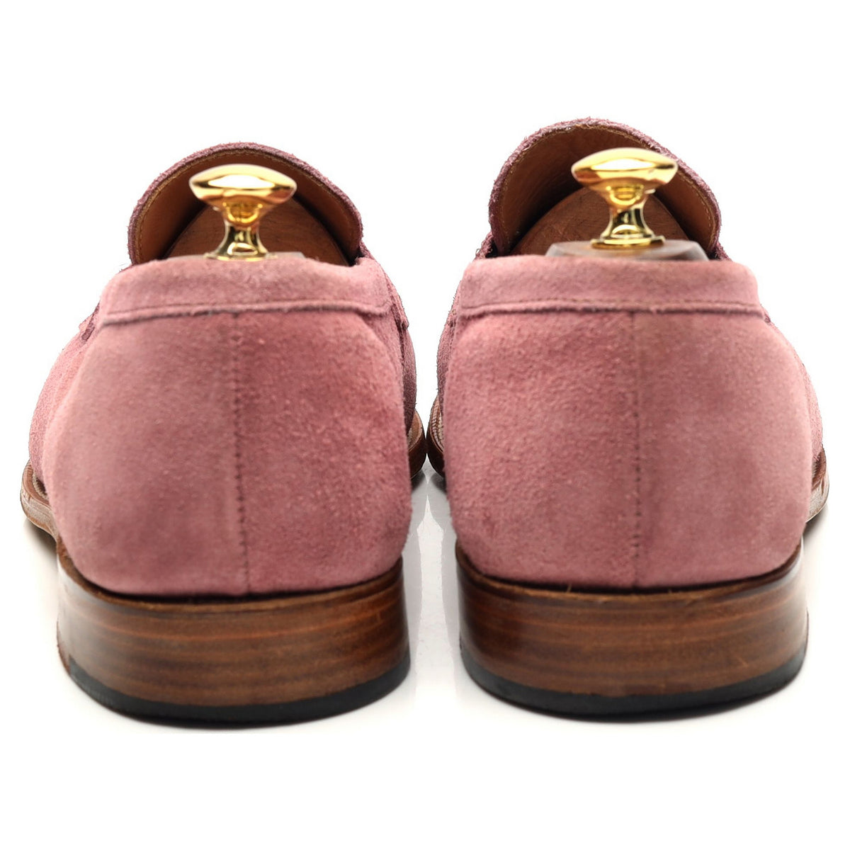 &#39;Havard&#39; Pink Suede Loafers UK 10.5