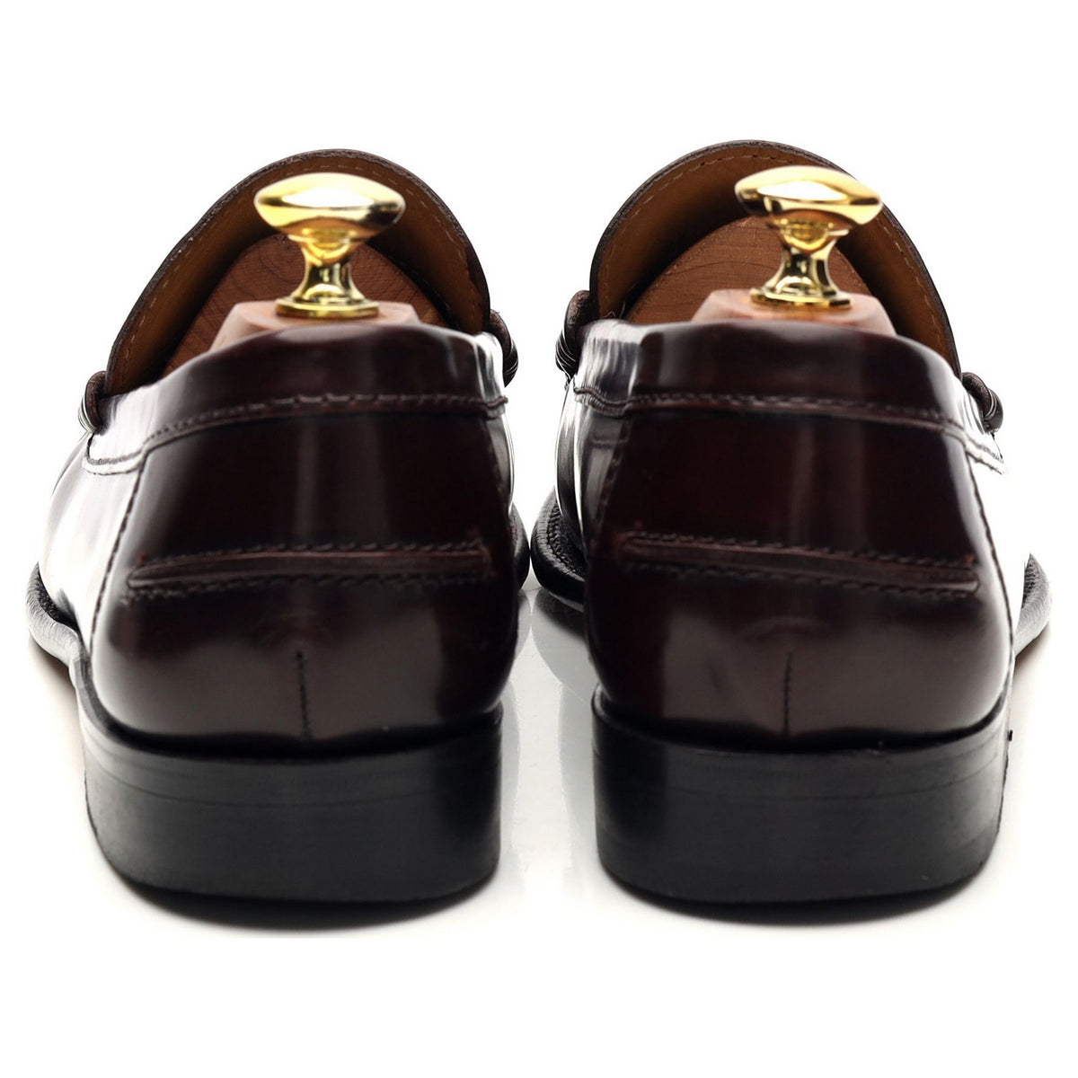 &#39;Newington&#39; Burgundy Leather Loafer UK 8.5 F