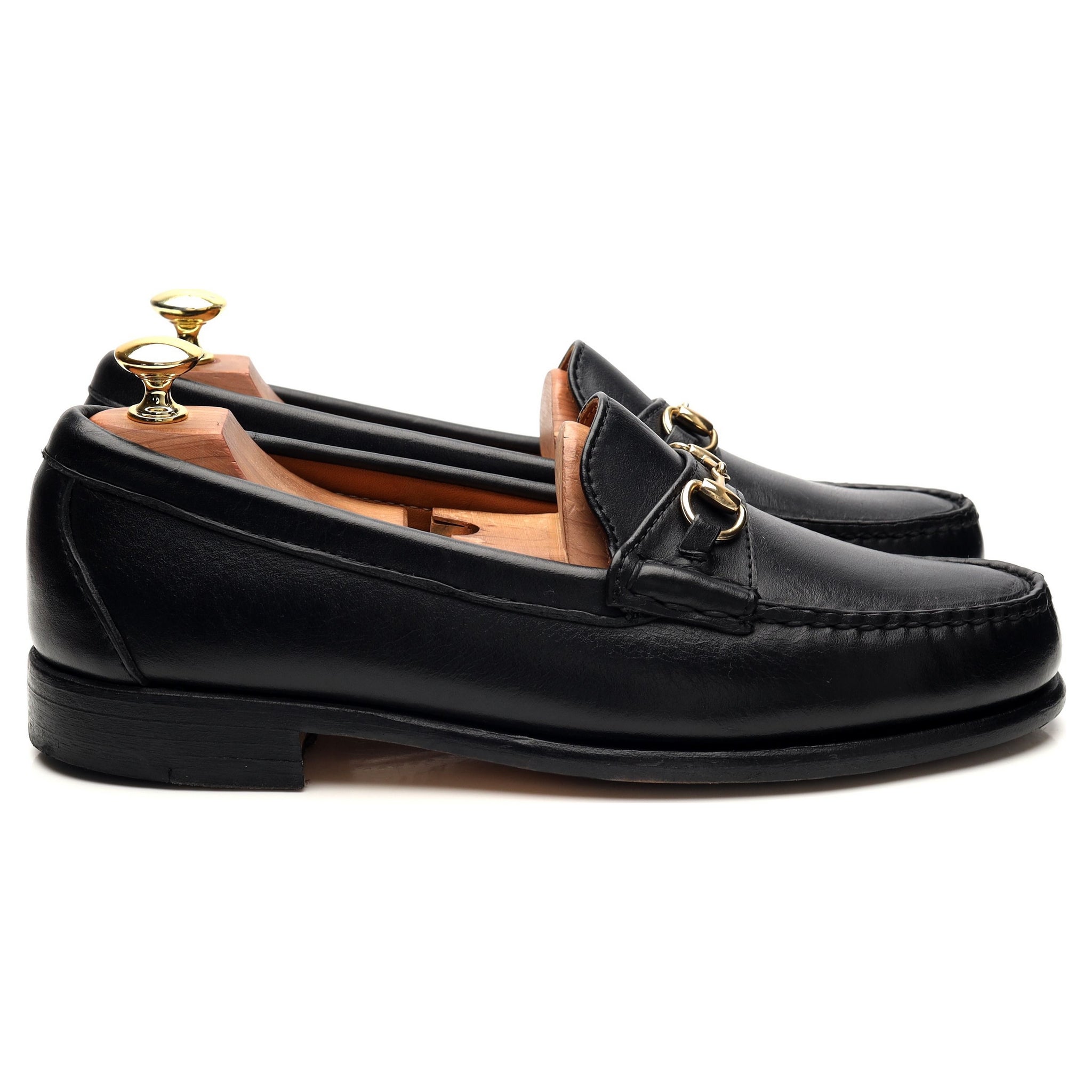 Oak Street Bootmakers 黒 ローファー 27cm Bit Loafer - Black Chromexcel, Leather Sole with Dovetail