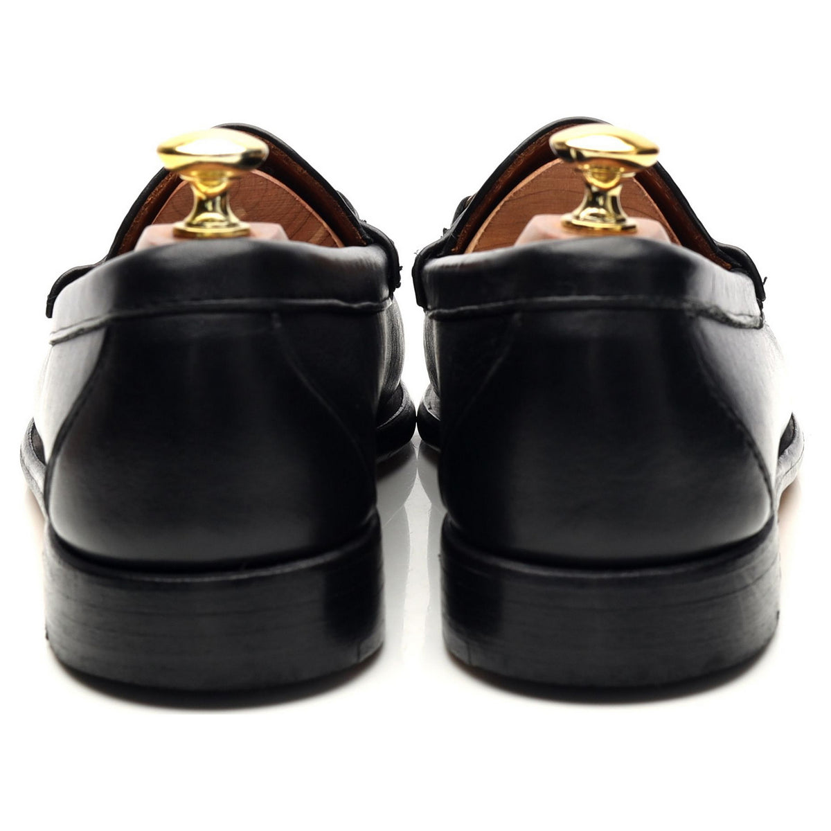 &#39;Bit Loafer&#39; Black Leather Horsebit Loafers UK 8.5 US 9 D