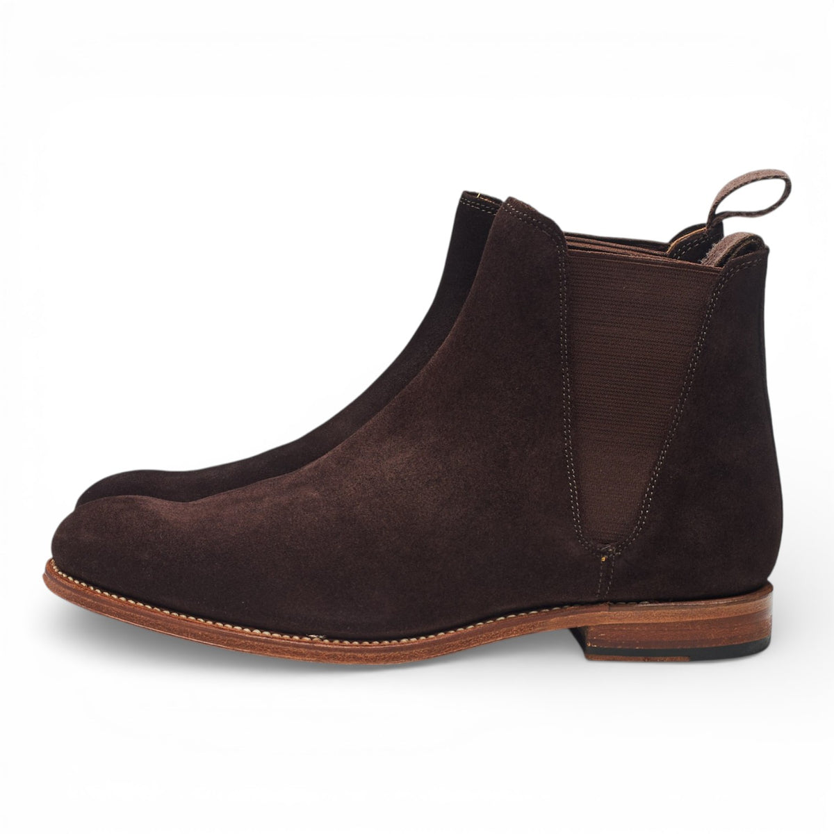 'Nolan' Brown Suede Chelsea Boots UK 7 F