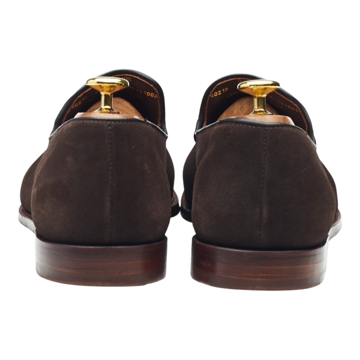 'Salcombe' Dark Brown Suede Loafers UK 8.5 E