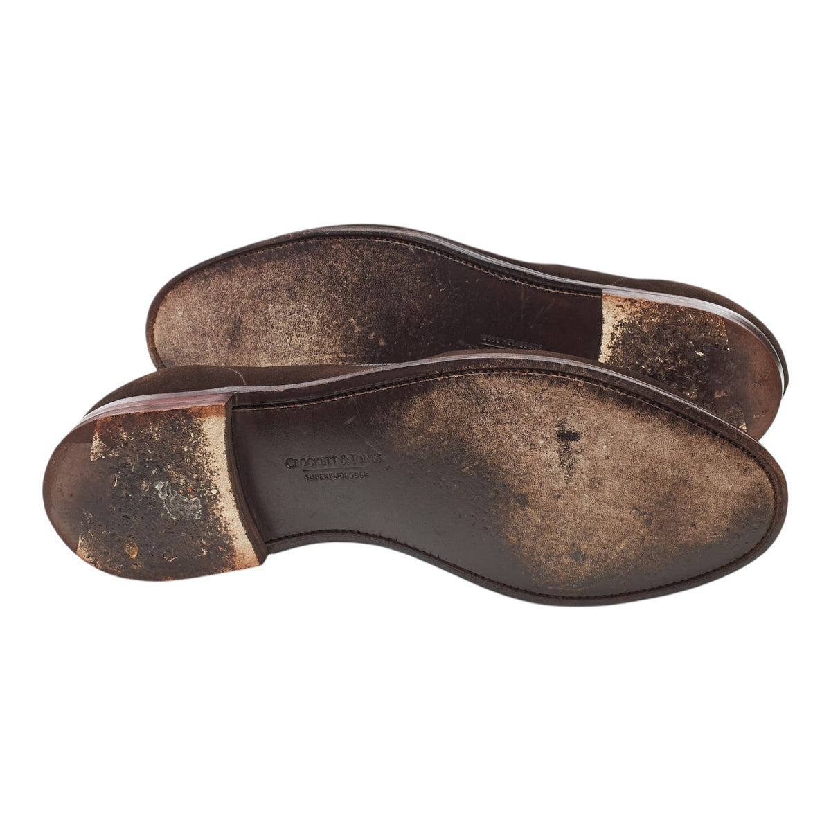 'Salcombe' Dark Brown Suede Loafers UK 8.5 E