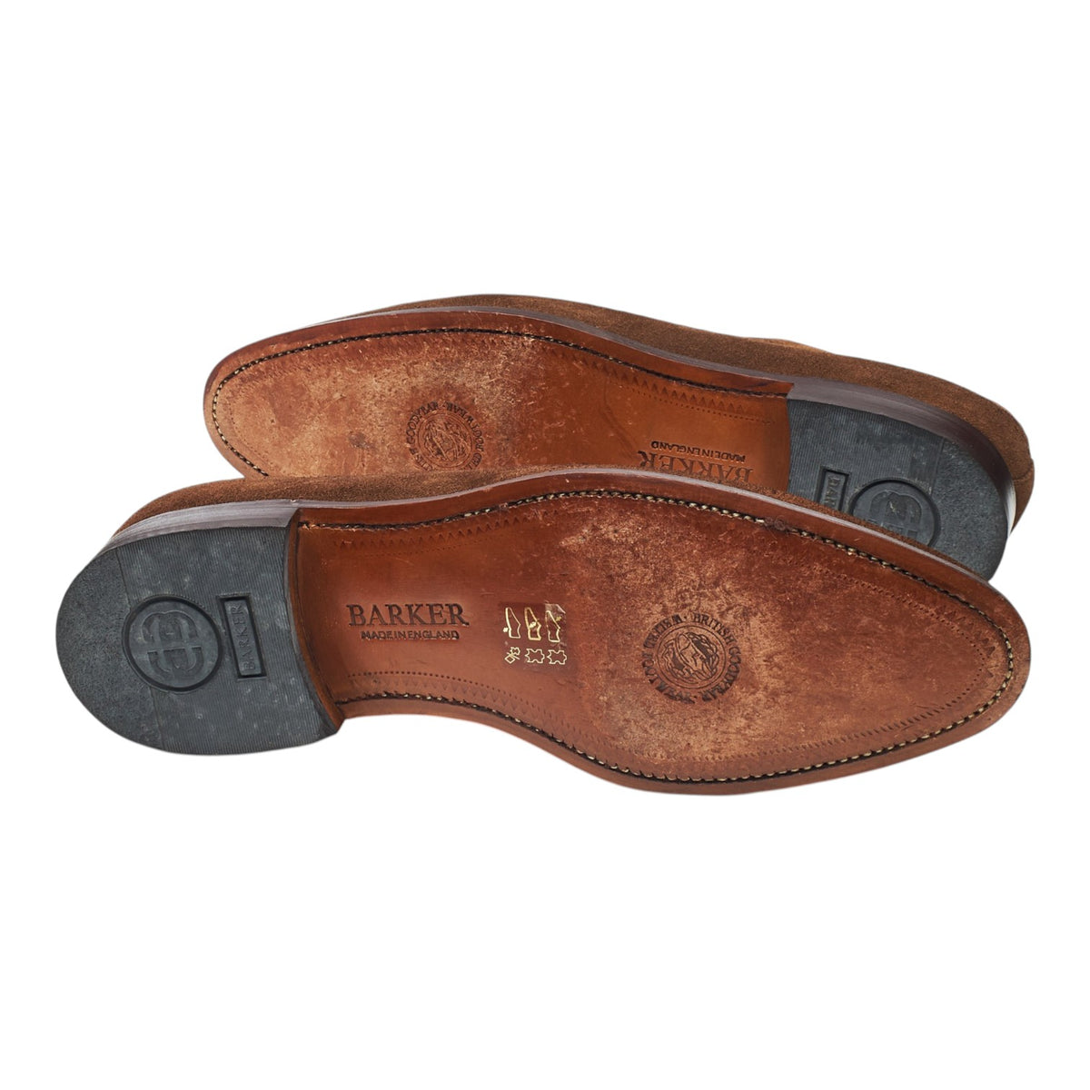 'Woodbridge' Brown Suede Derby Brogues UK 8.5 G