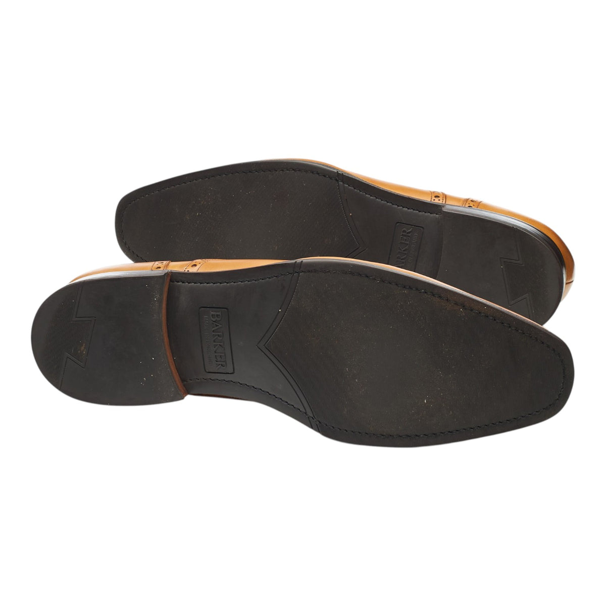 'Larry' Tan Brown Leather Derby Brogues UK 10 G