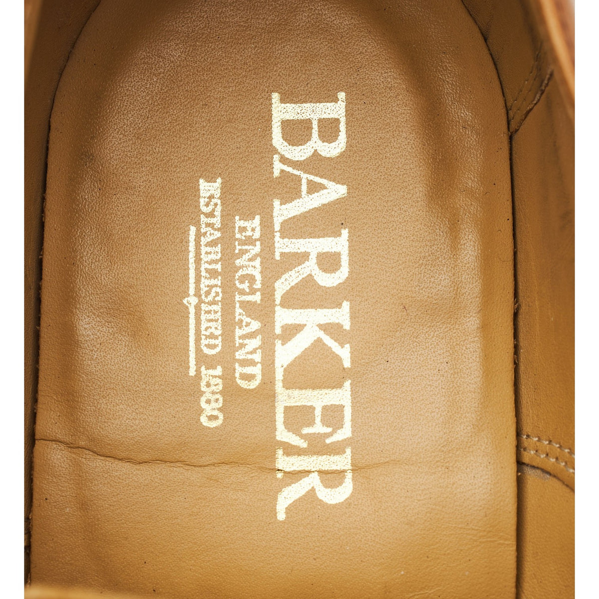 'Larry' Tan Brown Leather Derby Brogues UK 10 G