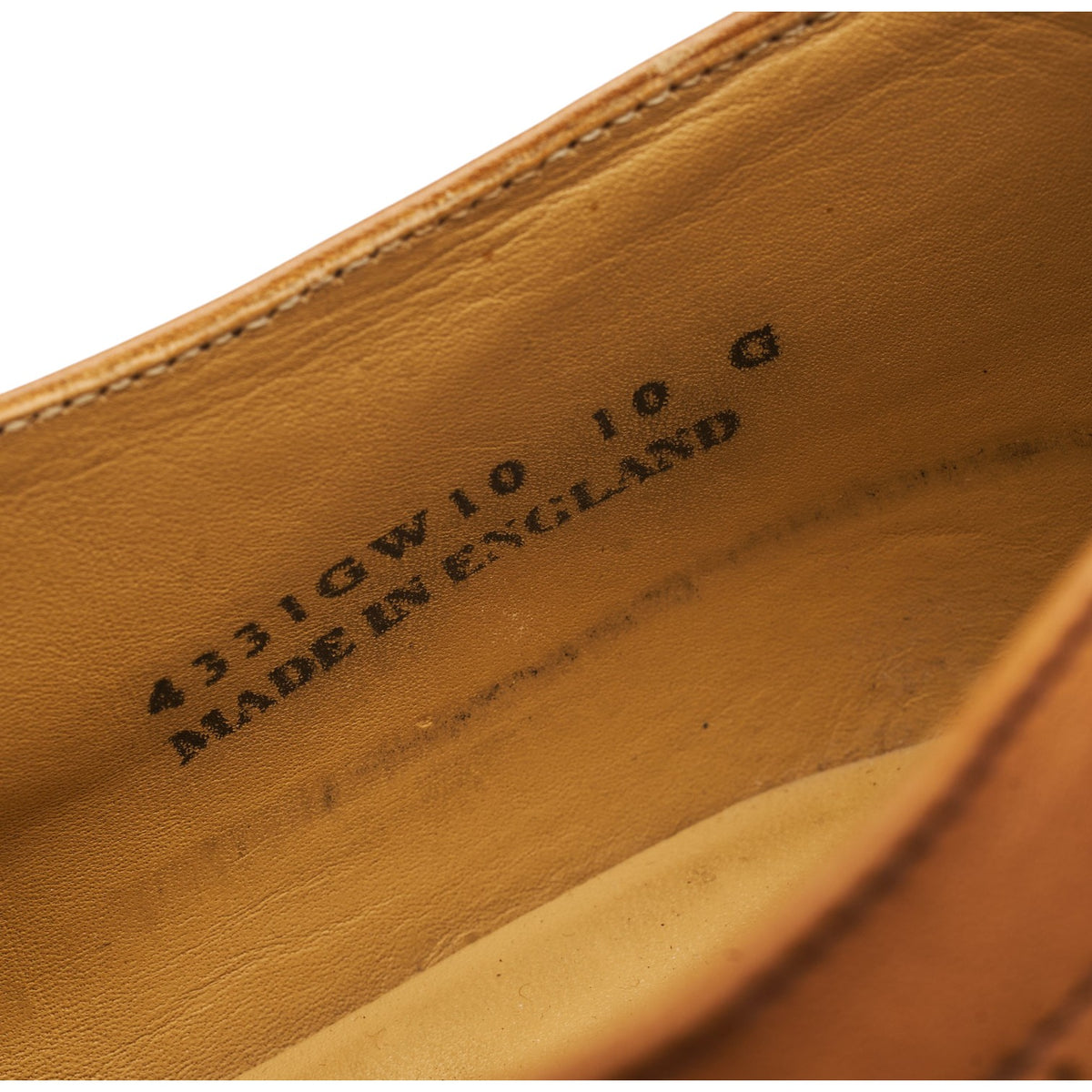 'Larry' Tan Brown Leather Derby Brogues UK 10 G