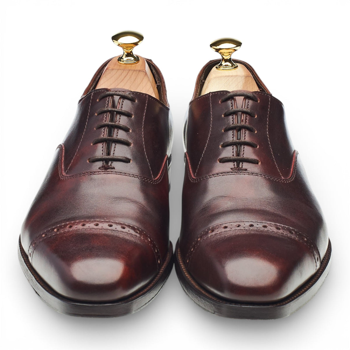 'Charles' Brown Museum Leather Oxford UK 7 E