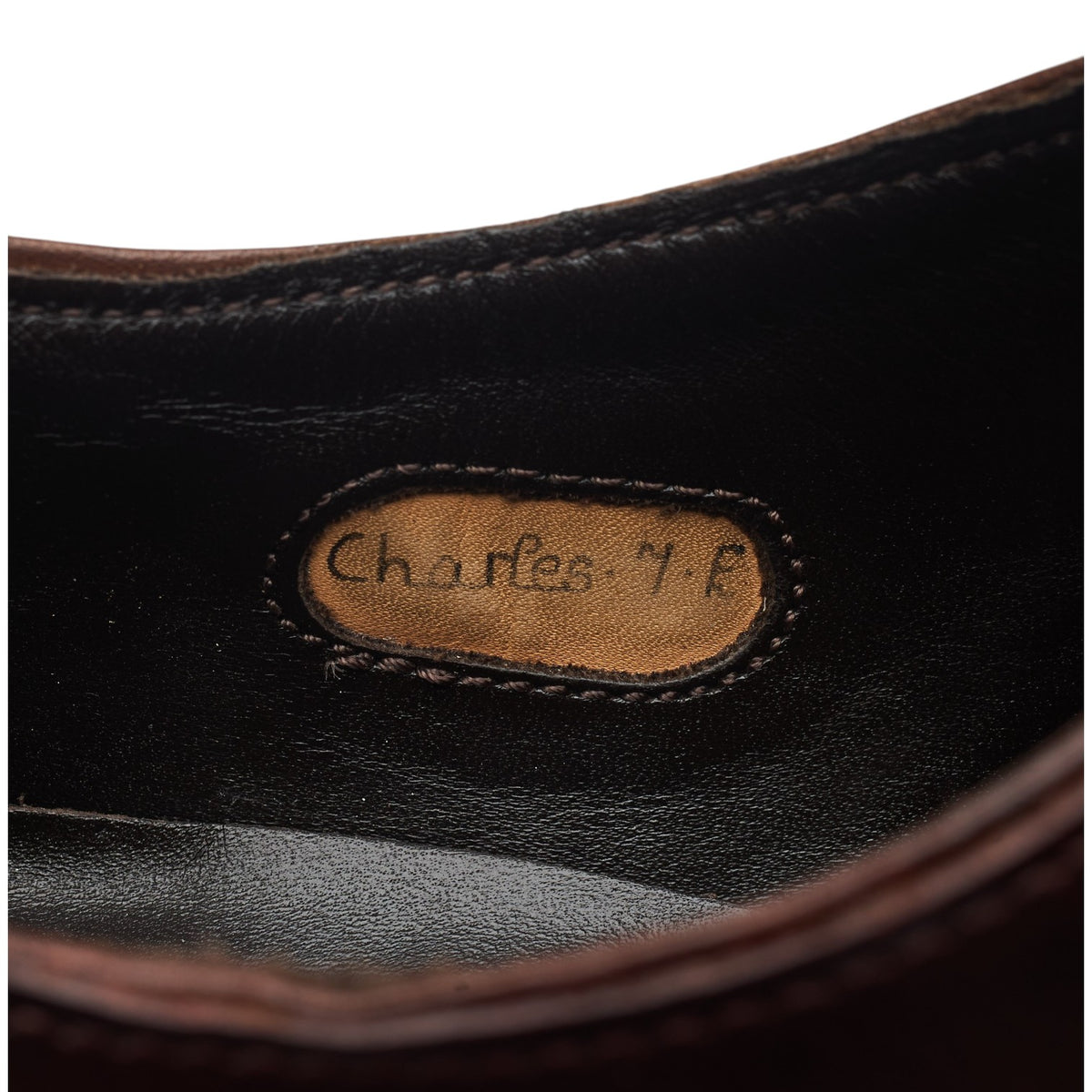 'Charles' Brown Museum Leather Oxford UK 7 E