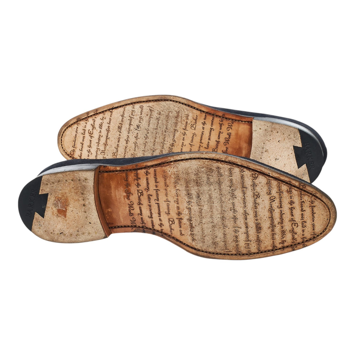 'Nicholas' Navy Blue Suede Oxford Brogues UK 11 F