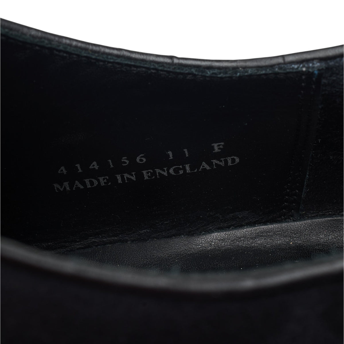 'Nicholas' Navy Blue Suede Oxford Brogues UK 11 F