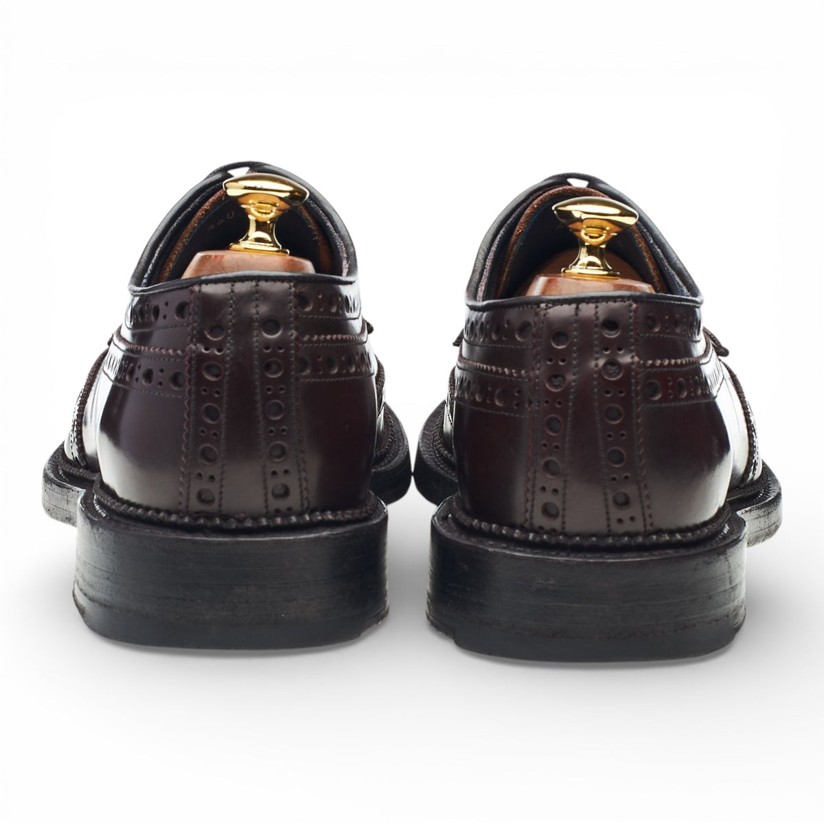 'Anderson' Burgundy Leather Derby Brogues UK 9.5 F