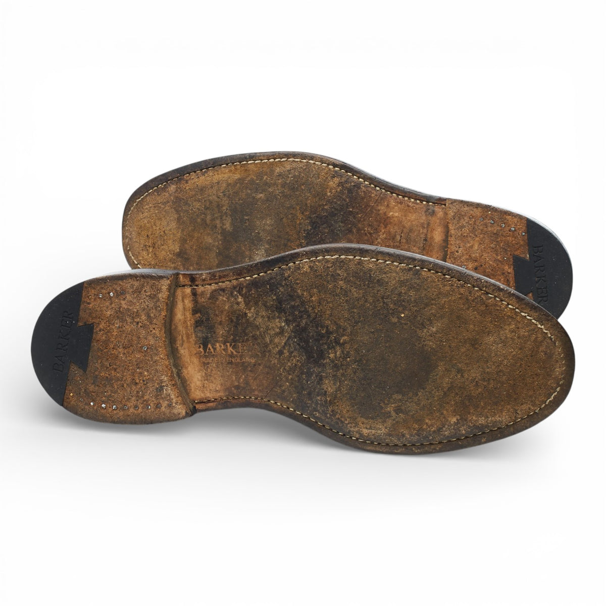 'Anderson' Burgundy Leather Derby Brogues UK 9.5 F