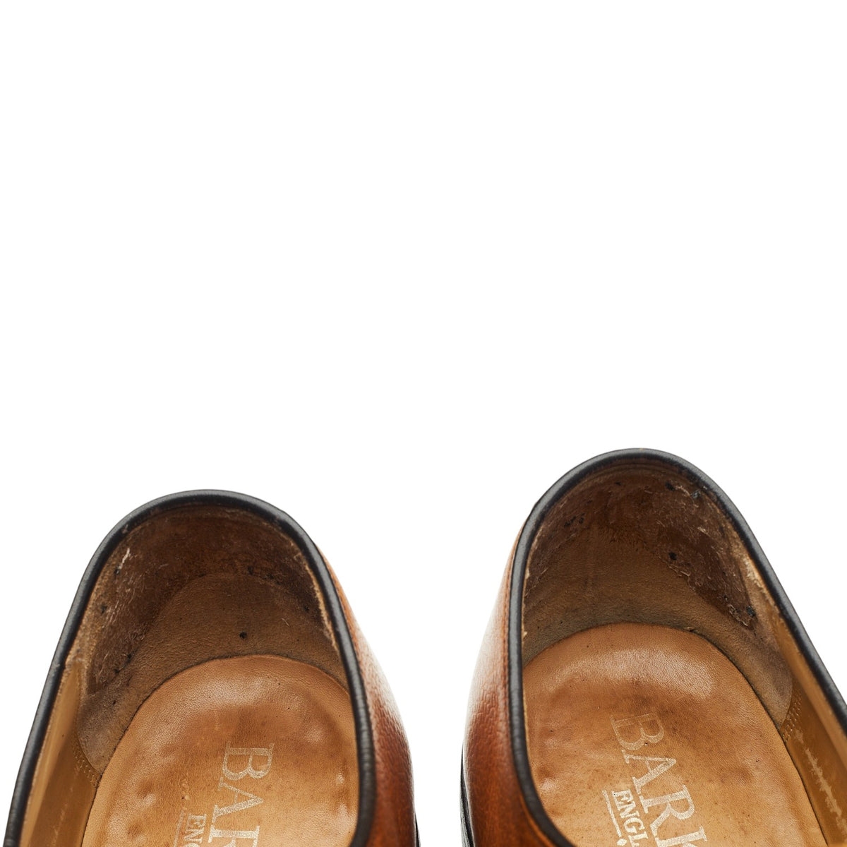 'Nairn' Tan Brown Grain Leather Derby UK 10.5 F