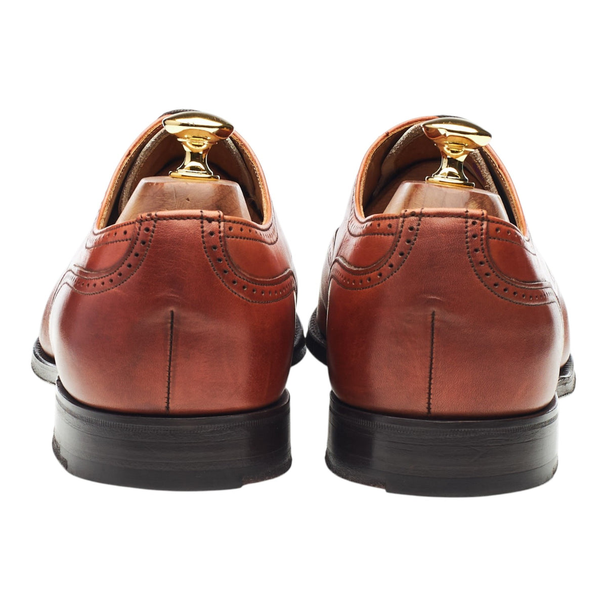 Shipton & Heneage 'Harris' Tan Brown Leather Oxford Brogues UK 10 F