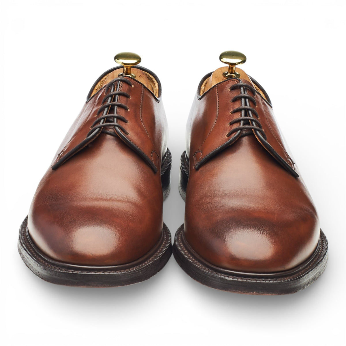 'Chapel' Brown Leather Derby UK 8.5 F