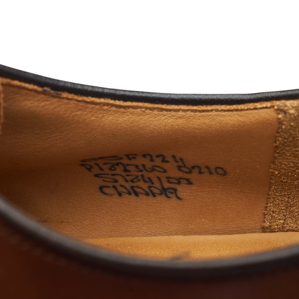 'Chapel' Brown Leather Derby UK 8.5 F