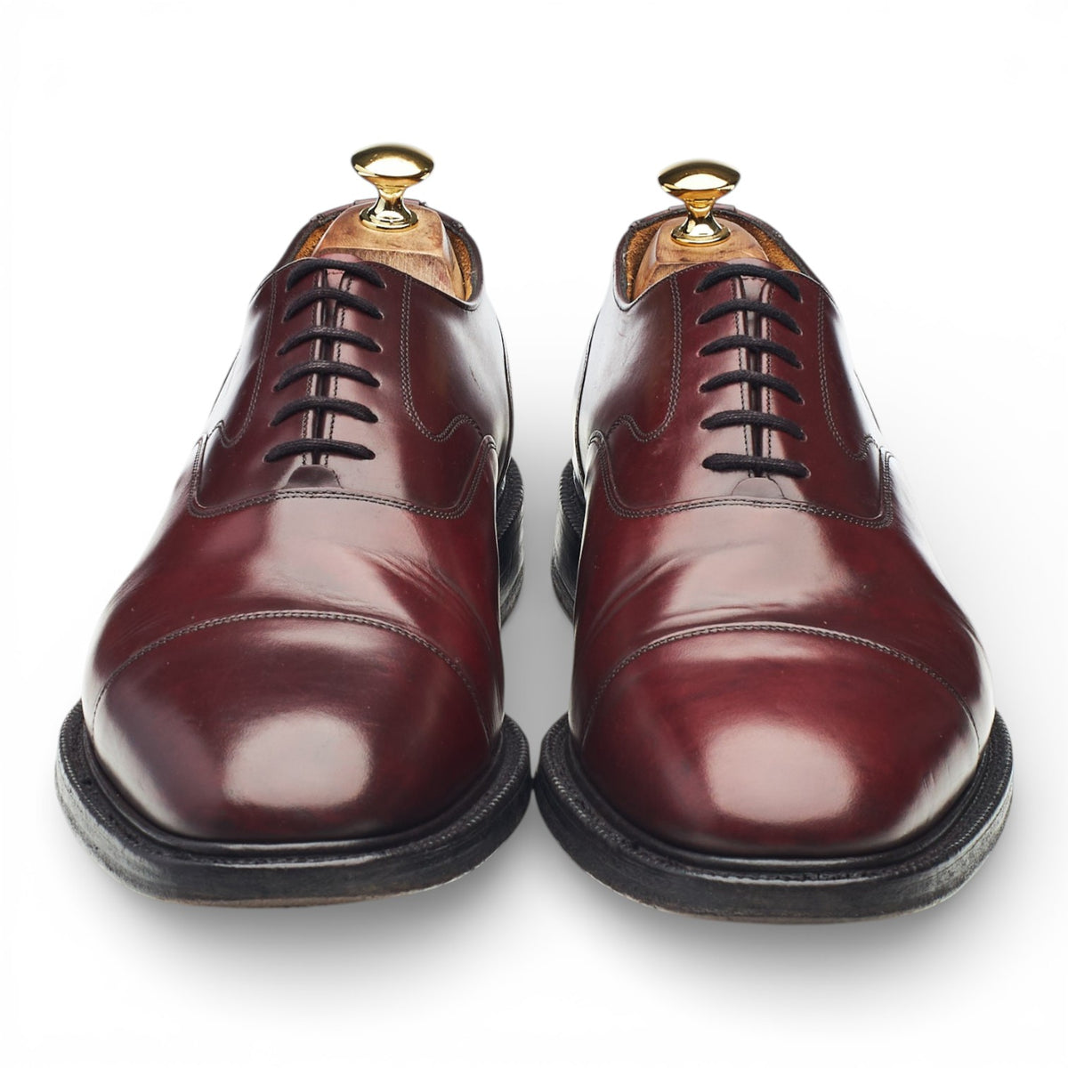 'Lancaster' Burgundy Leather Oxford UK 10 G