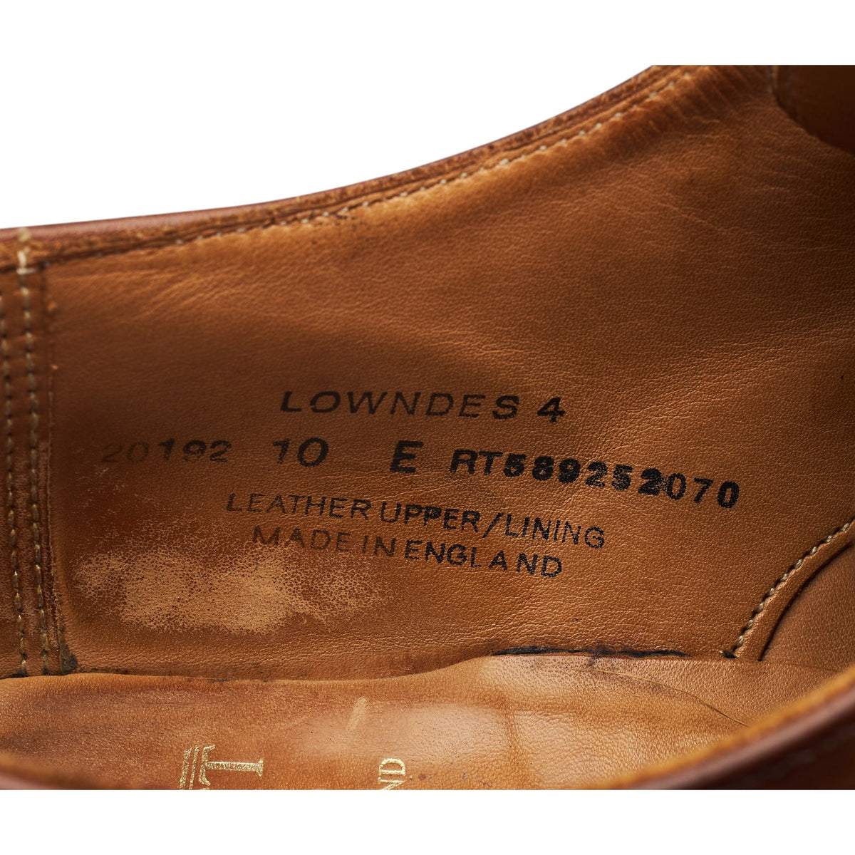 'Lowndes 4' Dark Brown Leather Double Monk Strap UK 10 E