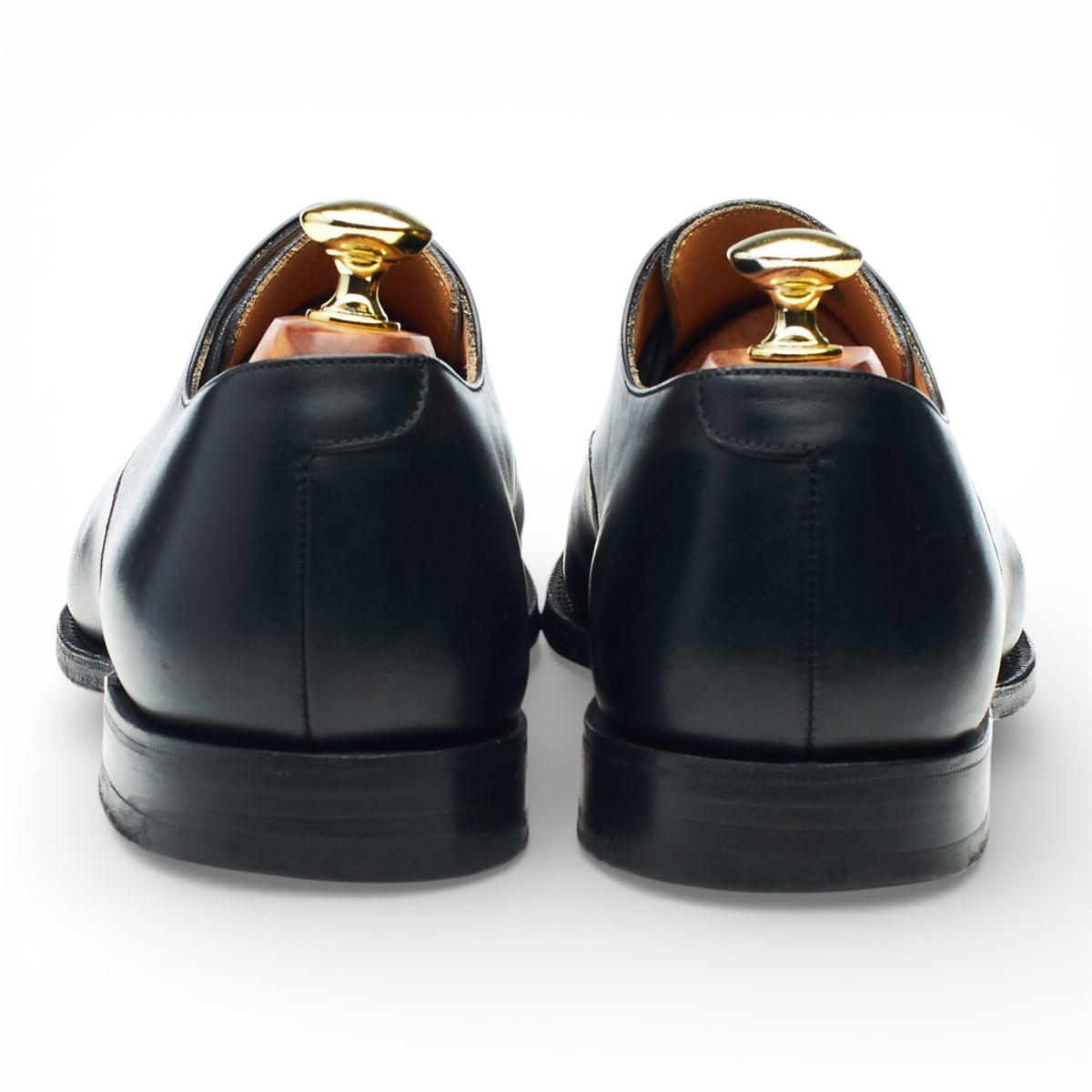 'Oslo' Black Leather Derby UK 7 F