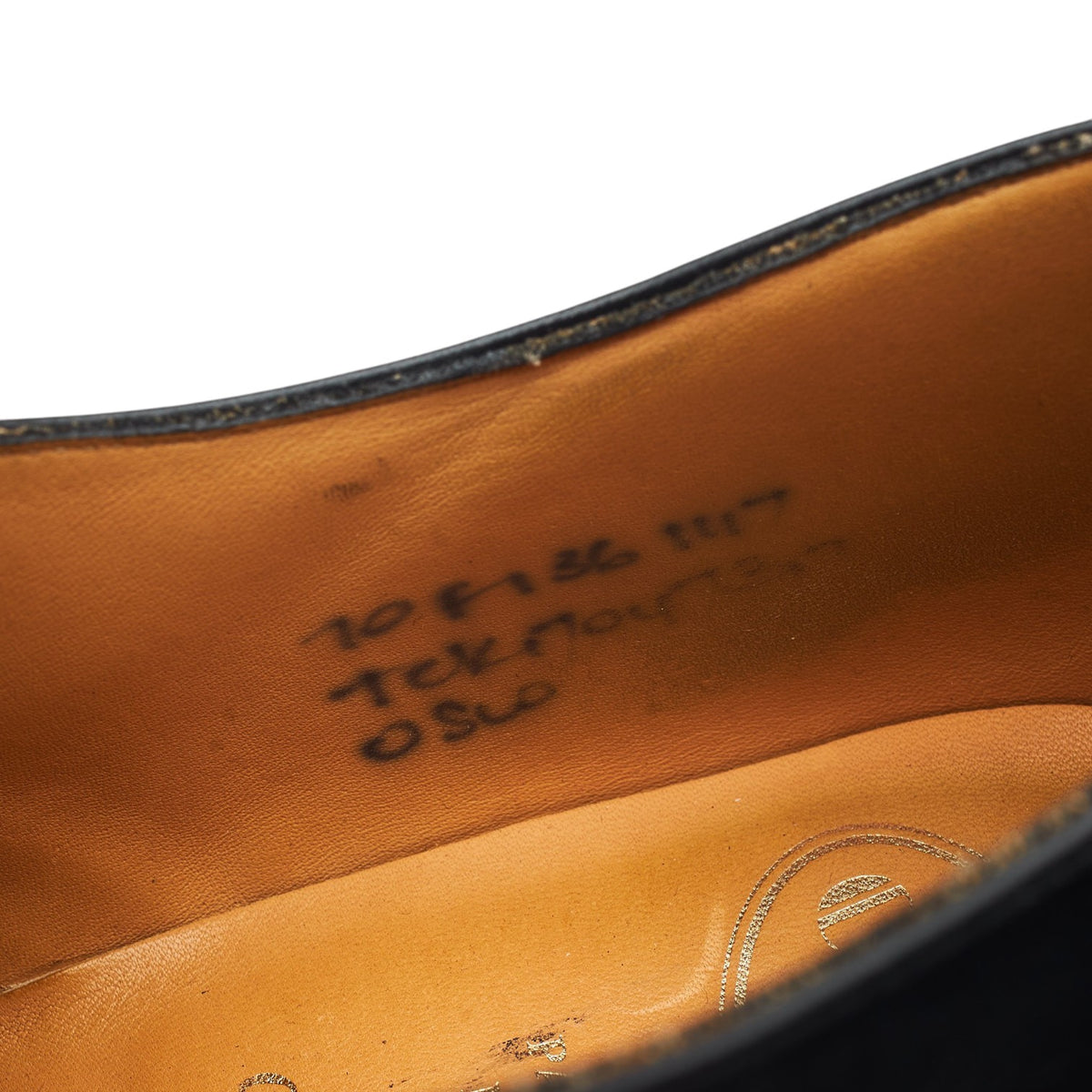 'Oslo' Black Leather Derby UK 7 F