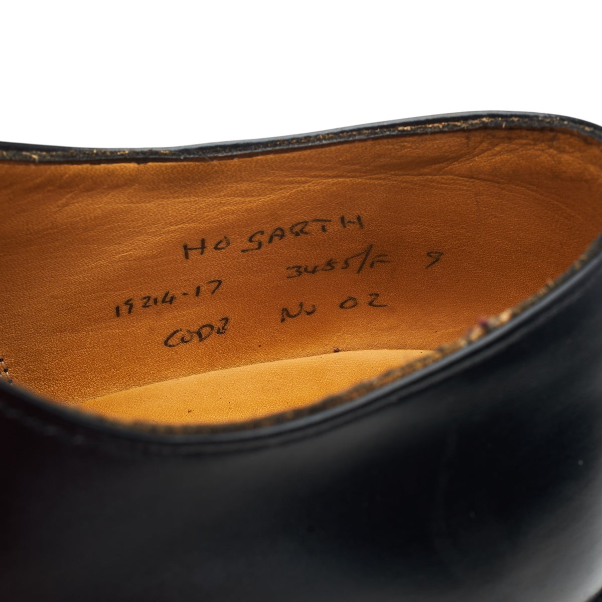 'Hogarth' Black Leather Oxford Brogues UK 9 F