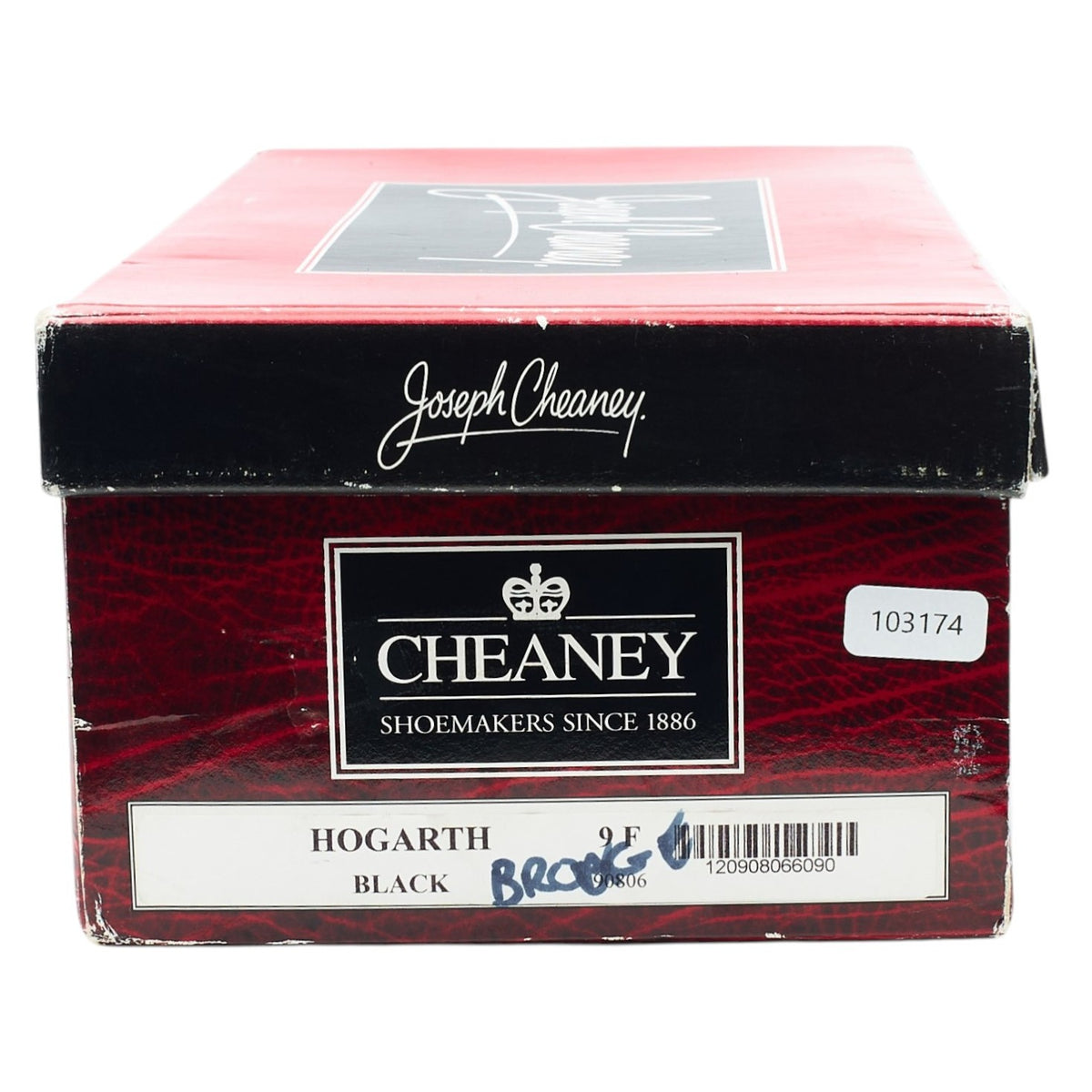 'Hogarth' Black Leather Oxford Brogues UK 9 F