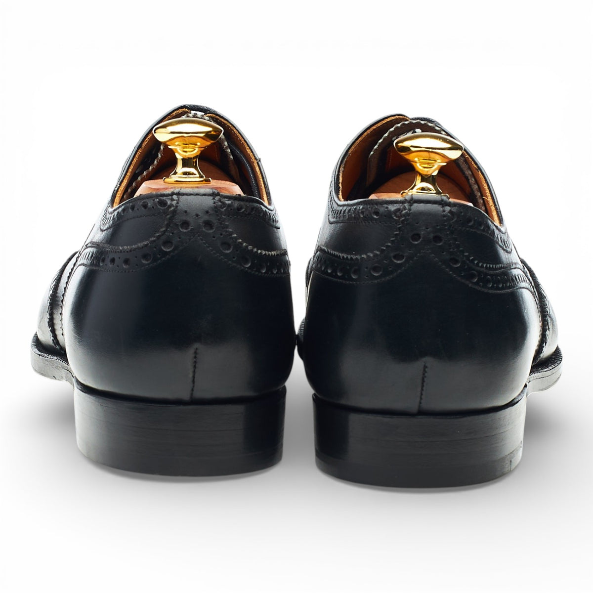 'Chetwynd' Black Leather Oxford Brogues UK 11.5 E