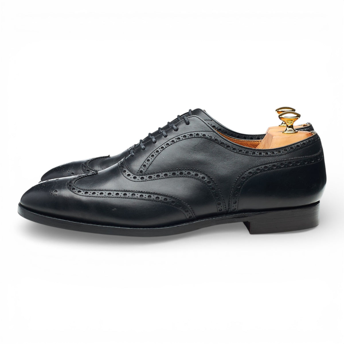 'Chetwynd' Black Leather Oxford Brogues UK 11.5 E
